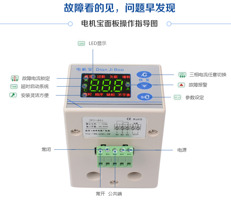 通用性電機保護器操作指導圖